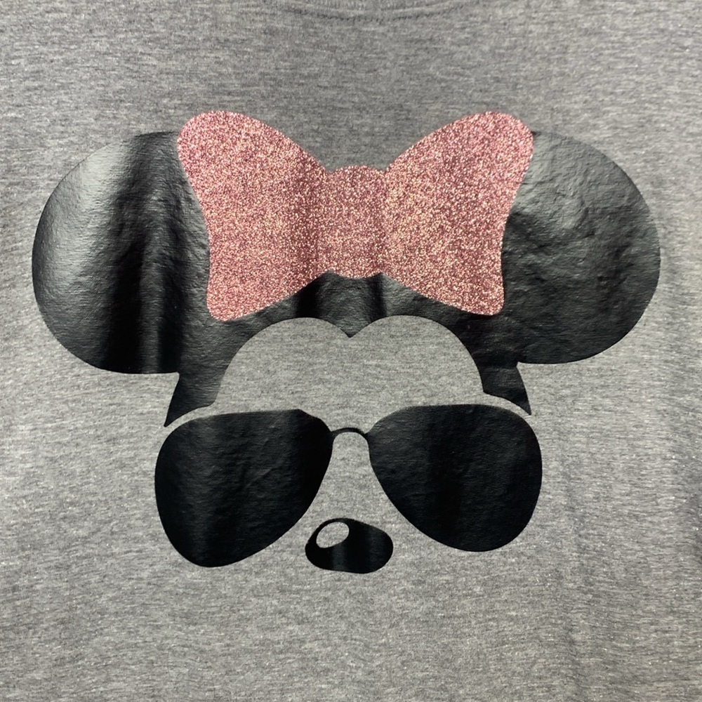 Minnie Mouse Bow Print T-shirt Size XL - Picture 4 of 7